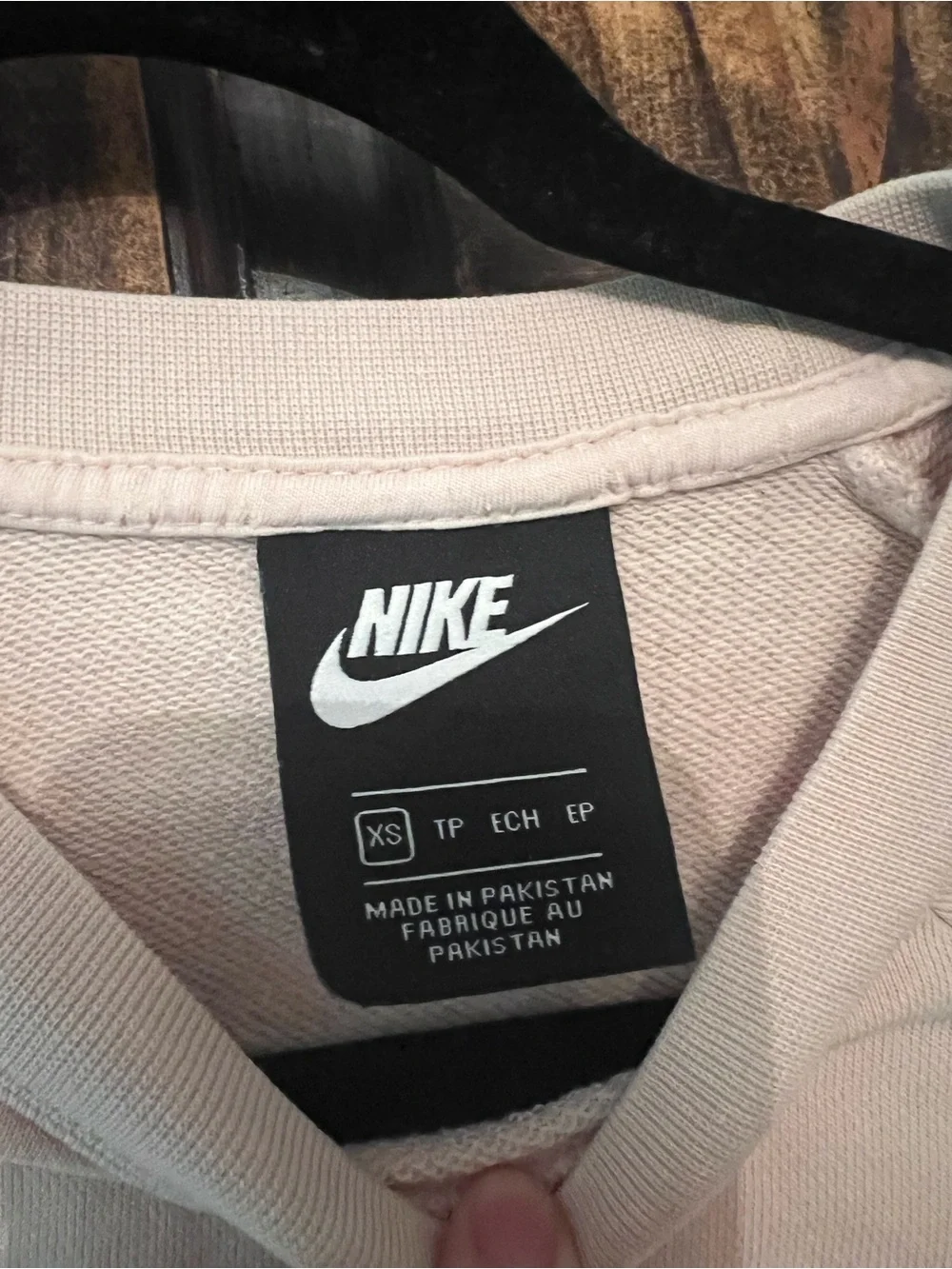 Nike cropped sweatshirt
